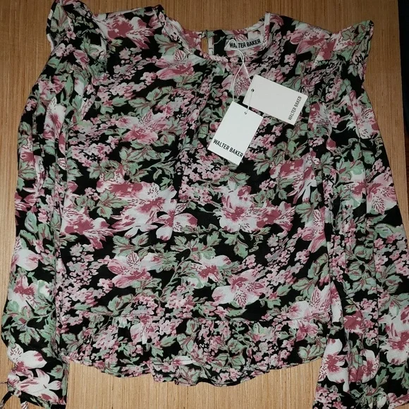 Walter Baker Black/Pink Tessa Top size Small 😍😍 - Picture 3 of 3